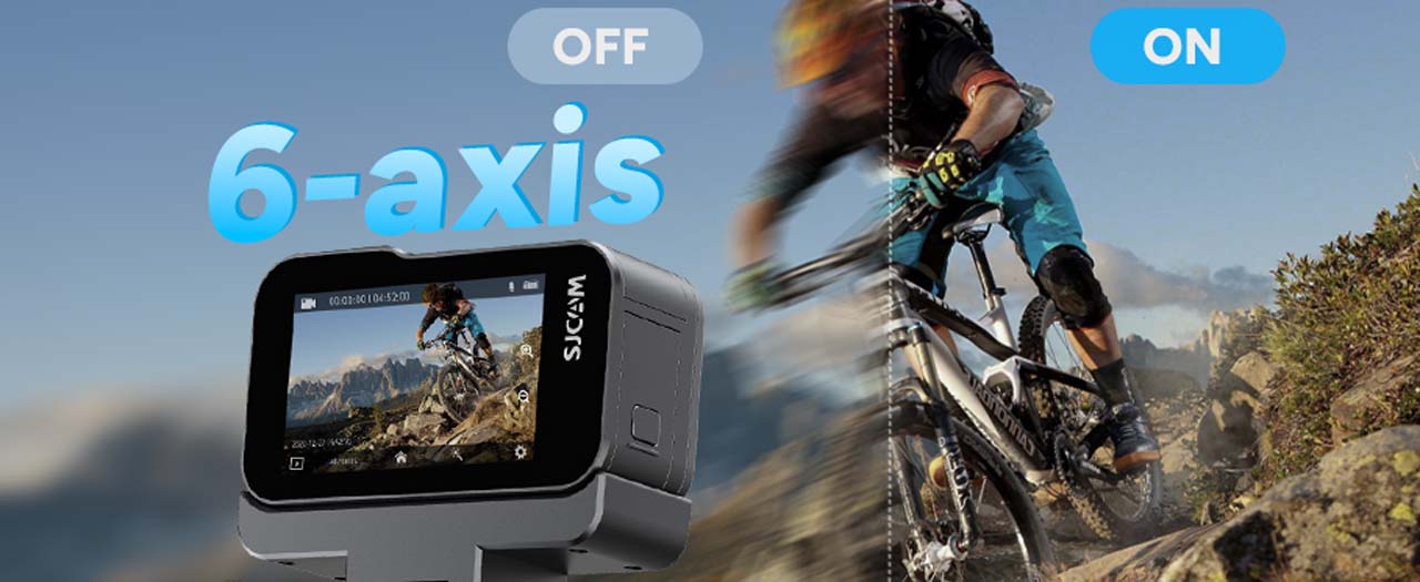 Demonstration of the Image Stabilization Effect in SJCAM SJ20 Action Camera