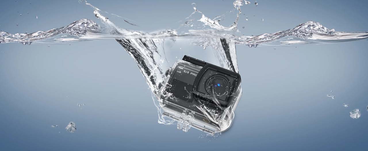 Demonstration of the Waterproof Performance in SJCAM SJ8 Pro Action Camera