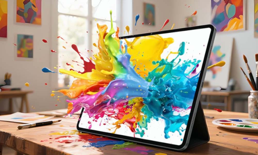 Demonstration of the Canvas Display Quality in TECLAST ArtPad Pro Tablet