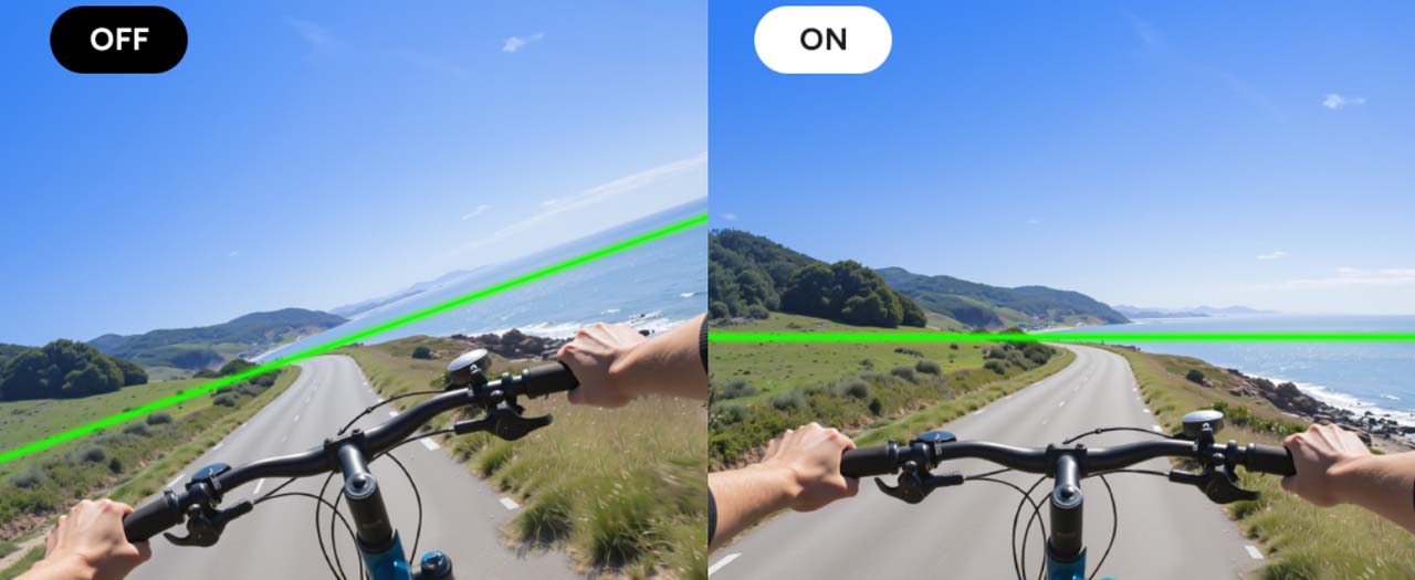 Demonstration of the Image Stabilization Effect in SJCAM C400 Action Camera