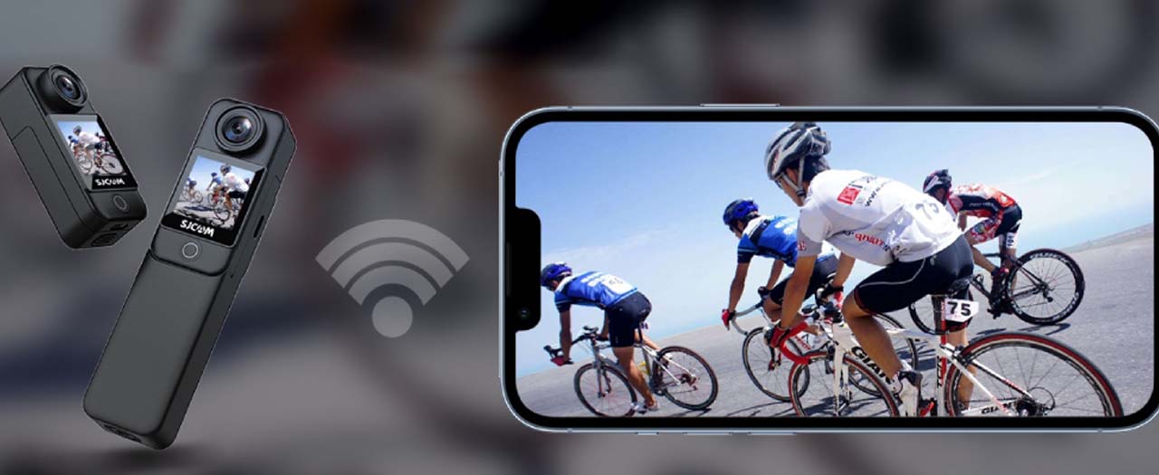 Demonstration of the SJCAM Zone App Function in SJCAM C300 Action Camera
