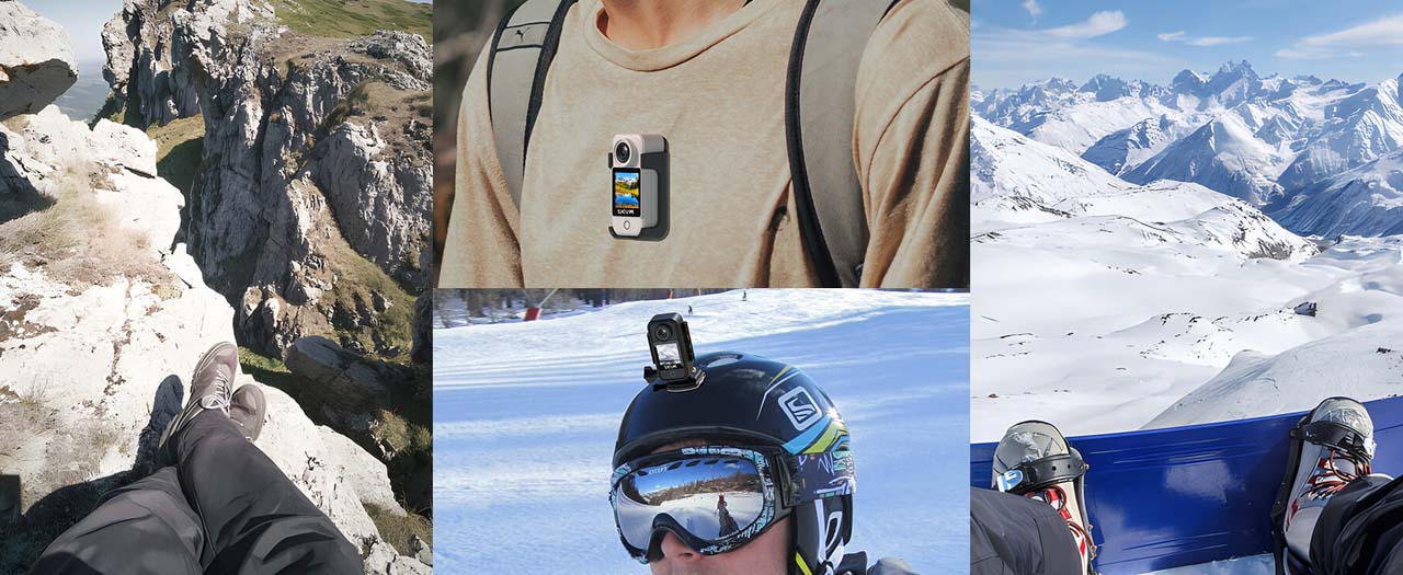 Demonstration of the SJCAM C300 Action Camera Usage in Various Scenarios