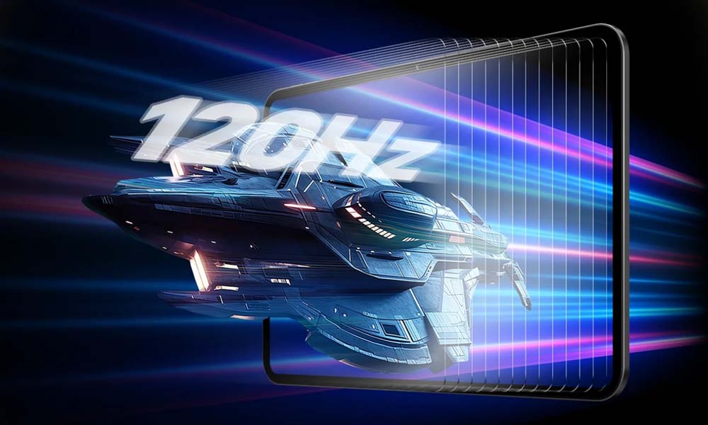Demonstration of the 120Hz Refresh Rate Function in TECLAST T65 Tablet