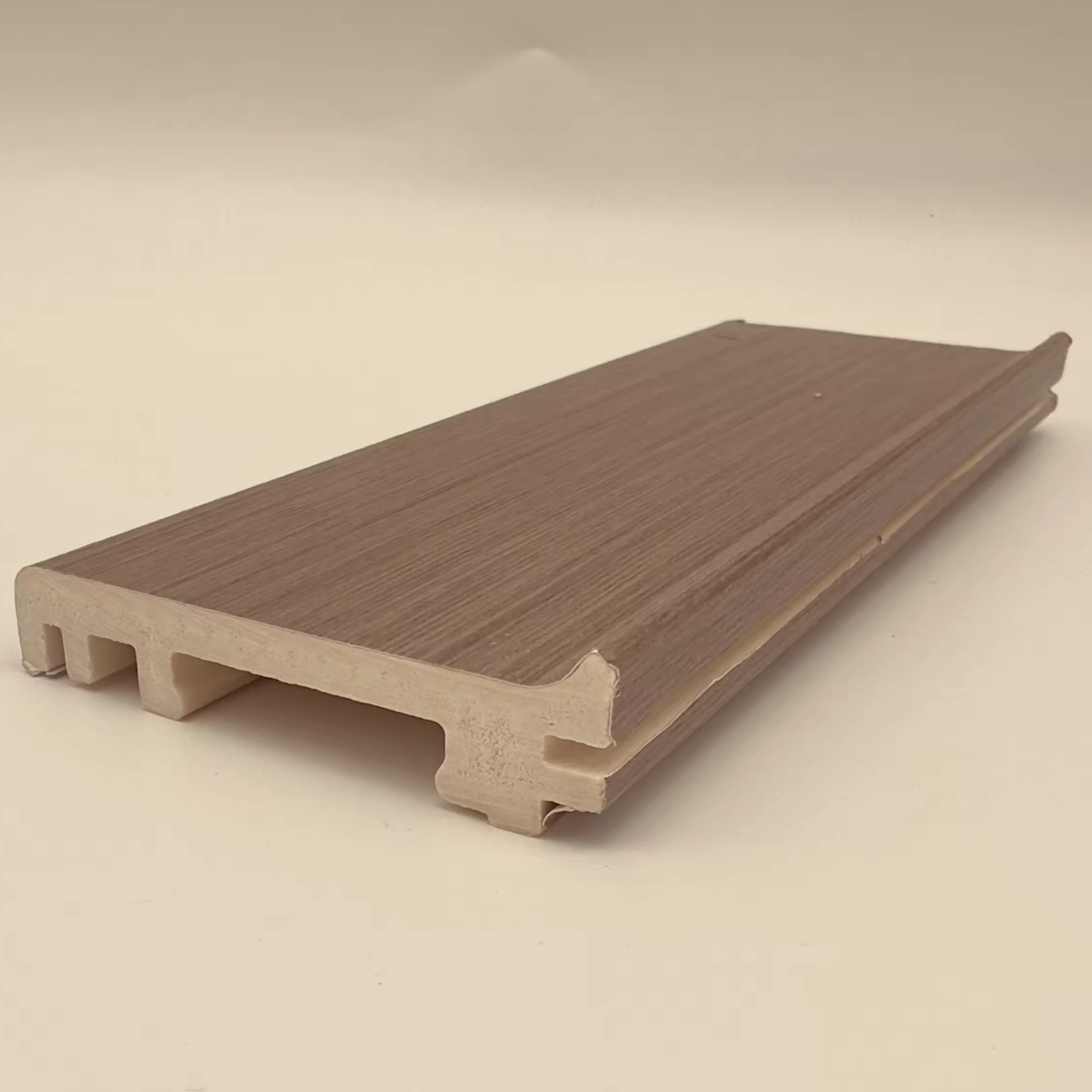 WPC door casing product profile for humid interior applications
