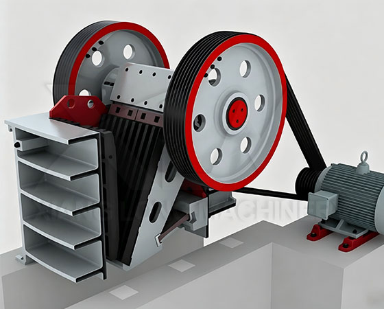 The structure of the jaw crusher-XiangLong Machinery