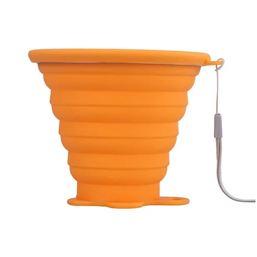 Silicone travel cup